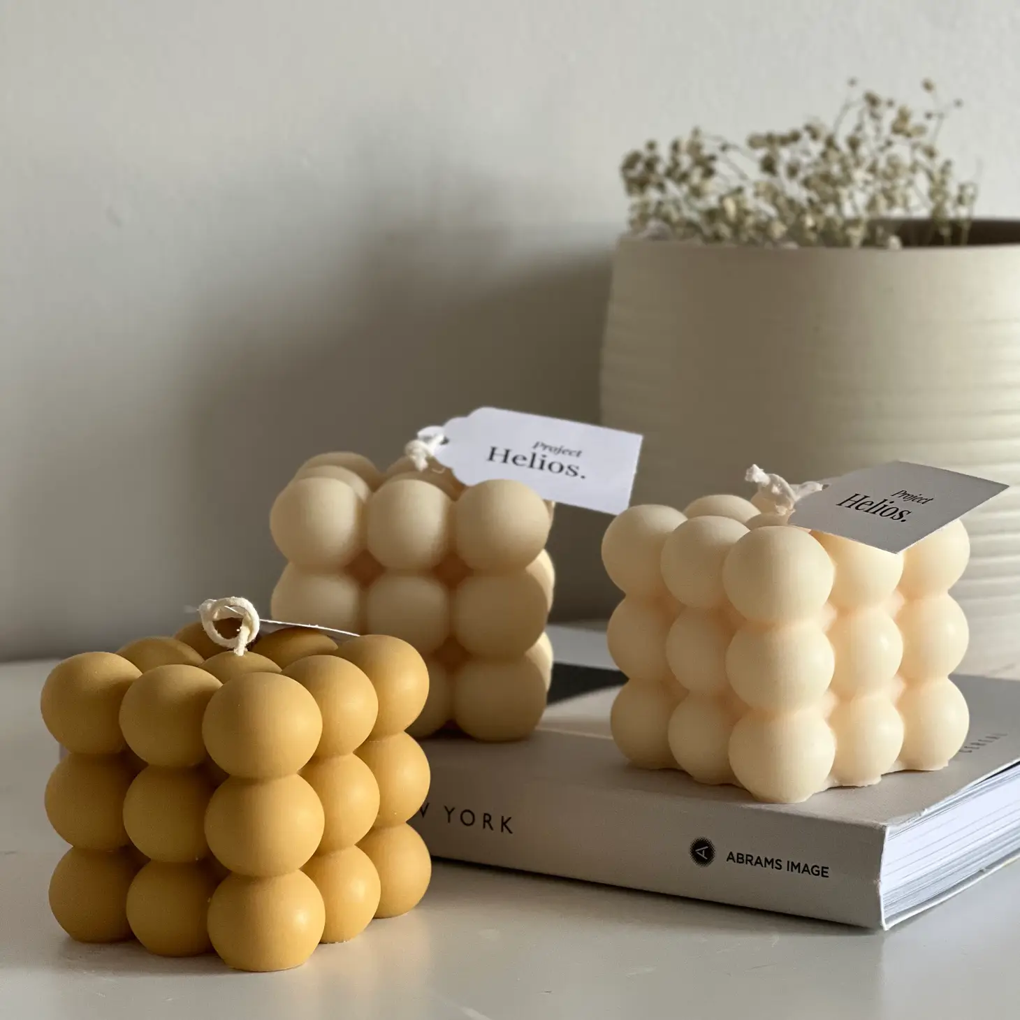 Bubble Cube Candle - Shop Online on roomtery